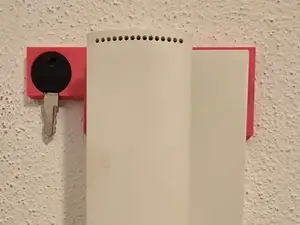 Mailbox key holder