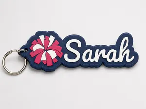 Sarah's cheerleading name tag