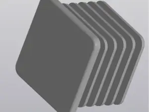 Plug 20x20 mm