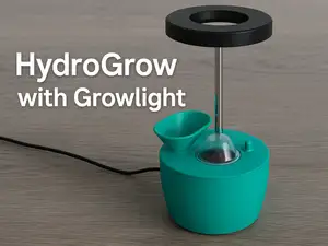 HydroGrow Solo 1L | Hydroponik-Set mit Grow Light