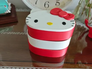 HelloKitty首饰盒 可旋转多层收纳盒 KT猫 桌面收纳盒 糖果零食收纳盒 饰品盒子