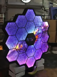 James Webb Telescope LED wall picture.