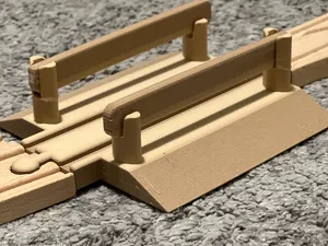Wood Train Track Crossing Ikea Brio Eichhorn