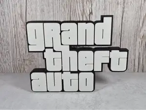 Grand Theft Auto Desk Sign – Iconic GTA Logo