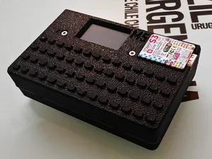 Cardputer Gehäuse mit Tastatur und Displayclip