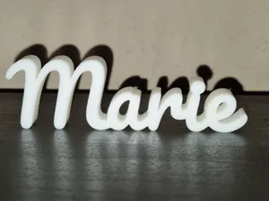 Marie Name Sign Display Decor