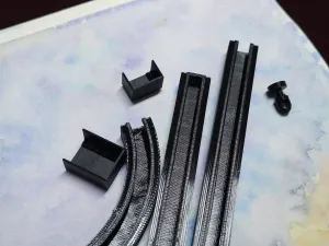 免打孔窗帘滑轨、轨道、滚轮