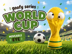 Goofy series – WORLD CUP TROPHY Movable Eyes