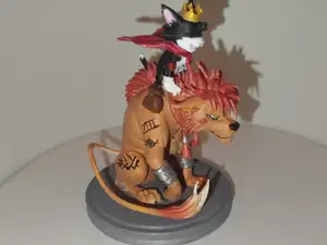 Red XIII e Cait Sith - Final Fantasy 7 - 3D Model