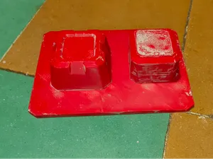 Square Plaster Mold for Ceramics