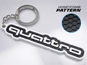 Audi Quattro Keychain