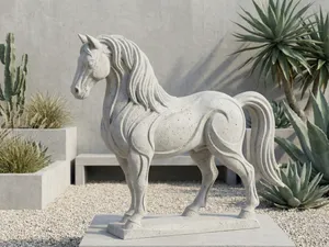 Escultura de Caballo (Interior/Jardín)