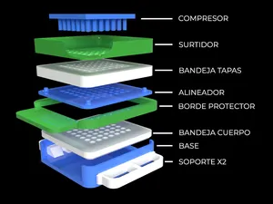 Llenadora de capsulas manual V2 #0 7x7