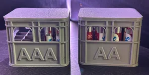 Boîtes de piles AAA, AA
