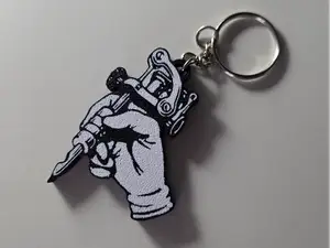 Tattoo machine hand keychain AMS/NO AMS