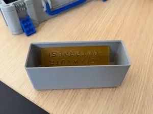Gridfinity Box 1x3x8u - Dremel Aufbewahrung 