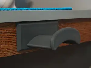 Headset Holder - side desk mounted