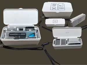 V2自弹版TF SD 储存卡 U盘 读卡器 M.2SSD收纳盒