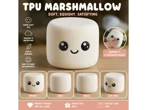 TPU Marshmallow Squishy Fidget Toy