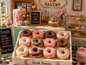 Miniature Donut (realistic)