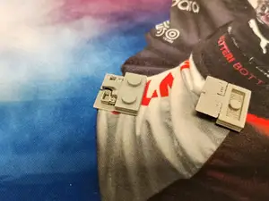 1x2 flat hinge Locking , with Groove 44567a