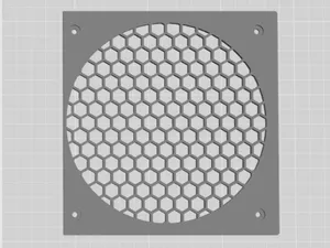 Dual 140 mm Fan Grill
