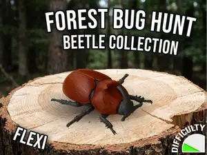 Realistic Flexi Rhinoceros Beetle