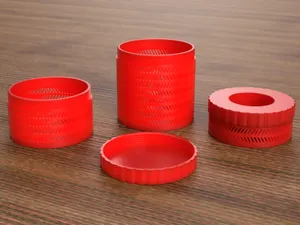 Silica Gel Container System Hygrometer & Solid Cap