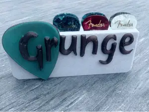 Grunge Guitar Pick Holder