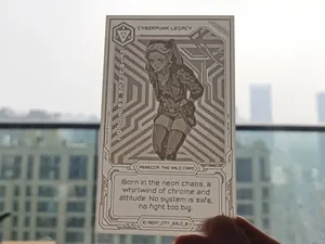 Rebecca Cyberpunk: Edgerunners Card design