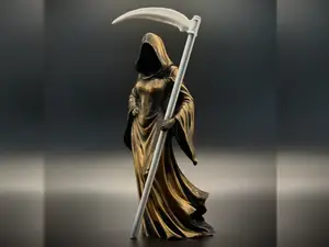 "Lady Death" - Female Reaper Figurine !