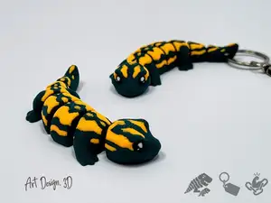 Articulated Fire Salamander - Strong Joints