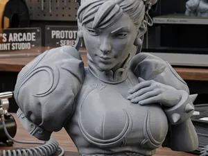 chun-li STREET FIGHT ERS STATUE !
