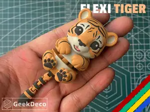 Articulated Baby Tiger – Cute Flexi Print