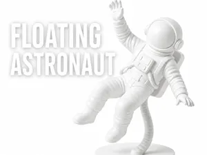 Kleiner Astronaut im coolen Floating-Style