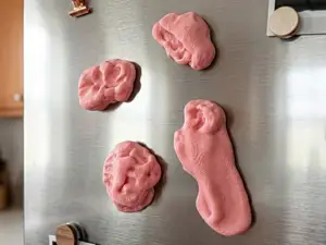 chewing gum fridge magnet Fools' Day