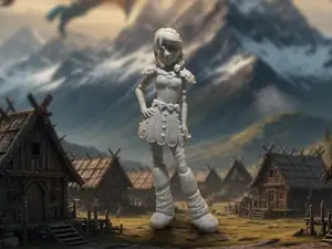 Personagem Astrid - Como treinar o seu dragão