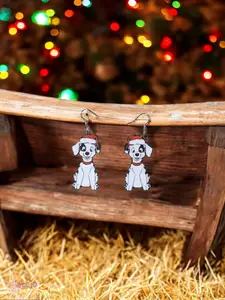 Christmas Lucky 101 dalmatians earrings