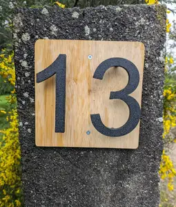 Contemporary Stand-off House Numbers - 6 INCH