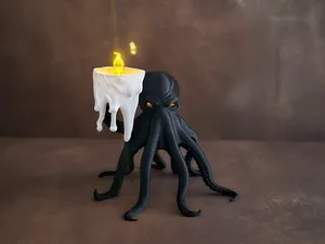 Octopus Candle Holder – Dark Fantasy LED Figurine