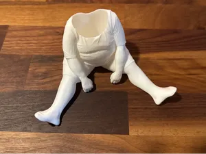 “Big Chill Desk Buddy” – Funny Fat Dude Pen Holder