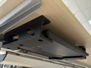 Notebook under Table holder