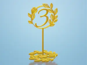 Elegant table numbers for weddings & events 1-10