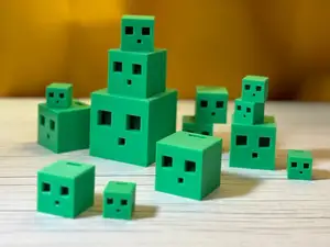 Minecraft Sime Keychain