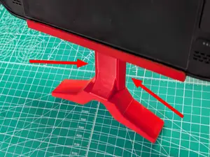 Support Piece for Adjustable Steamdeck belly stand