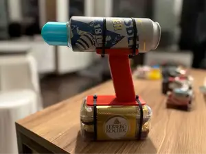 Fake cordless screwdriver drill gift christmas DIY