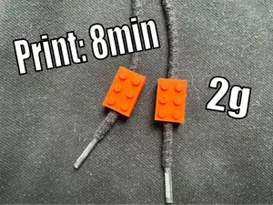 Mini Brick Hoodie Drawstring Beads