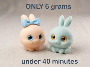 ONLY 6g Easter Bunnies (Boy&Girl) 40min Fast Print
