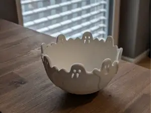 Ghost Party Bowl – Halloween Candy Dish