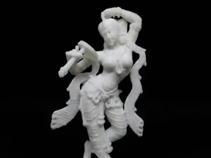 Apsara applying vermillion